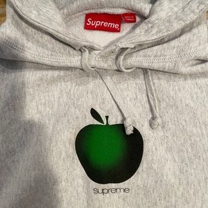 Supreme apple hoodie size medium